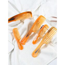 Anti-Static Ox Tendon Comb, Unbreakable, Non-Shedding, Wide-Tooth Comb, Long-Handled Plastic Horn Comb, Small Massage Comb for Men and Women Anti-Static Ox Tendon Comb, Unbreakable, Non-Shedding, Wide-Tooth Comb, Long-Handled Plastic Horn Comb, Small Massage Comb for Men and Women