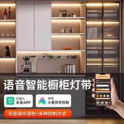 Intelligent embedded lamp with wine cabinet three-color dimming LED lamp sideboard wardrobe bookcase eye protection Sensor lamp with strip Intelligent embedded lamp with wine cabinet three-color dimming LED lamp sideboard wardrobe bookcase eye protection Sensor lamp with strip