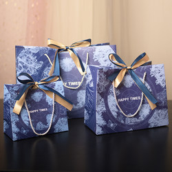 New Year's Gift Bag Packaging Bag Gift Package Bag Gift Bag Candy Hand-Held Bag Universal Paper Bag with Ribbon New Year's Gift Bag Packaging Bag Gift Package Bag Gift Bag Candy Hand-Held Bag Universal Paper Bag with Ribbon