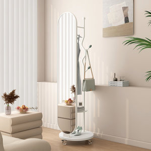 Summer mirror landing mirror cream wind rotation hanging hanger test mirror home bedroom dressing mirror coat cap Summer mirror landing mirror cream wind rotation hanging hanger test mirror home bedroom dressing mirror coat cap