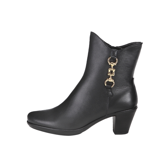 Yarloks/Yarloks Ladies' Temperament Mid-Card Fashion Boots Round toe Simple Thick Heel Commuter Short Boots 2328207
Yarloks/Yarloks Ladies' Temperament Mid-Card Fashion Boots Round toe Simple Thick Heel Commuter Short Boots 2328207