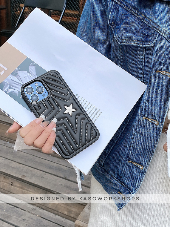 KASO Rivet Star New High End Premium – High Quality 15, 14, 13, 12 iPhone Case