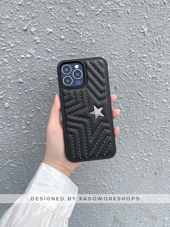 KASO Rivet Star New High End Premium – High Quality 15, 14, 13, 12 iPhone Case
