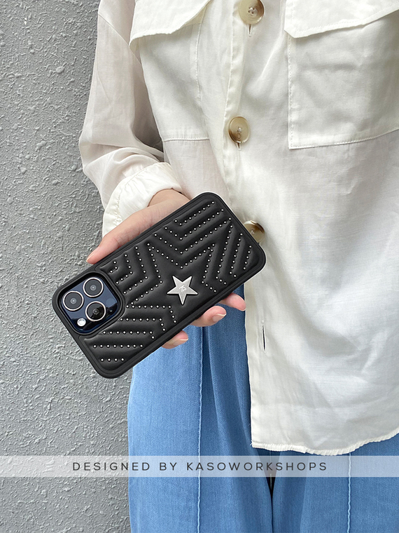 KASO Rivet Star New High End Premium – High Quality 15, 14, 13, 12 iPhone Case