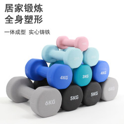 Plastic-Coated Dumbbells for Women's Fitness, Home Use, Solid Cast Iron Small Dumbbells for Children and Men, 2kg 5kg Dumbbell Set Plastic-Coated Dumbbells for Women's Fitness, Home Use, Solid Cast Iron Small Dumbbells for Children and Men, 2kg 5kg Dumbbell Set