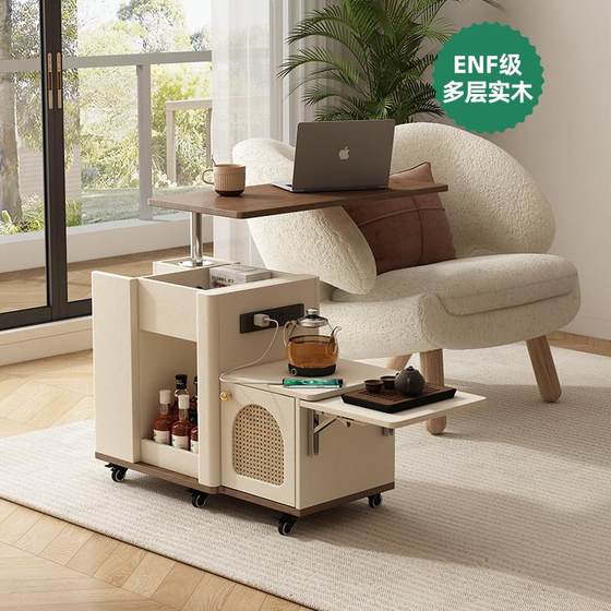 Creamy style solid wood tea table kettle integrated tea cabinet cart lifting tea table living room balcony multifunctional tea table
Creamy style solid wood tea table kettle integrated tea cabinet cart lifting tea table living room balcony multifunctional tea table