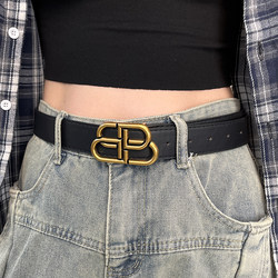 2025 New American Retro Women's Wide Belt Versatile Decorative Black Belt for Jeans with High-End Design 2025 New American Retro Women's Wide Belt Versatile Decorative Black Belt for Jeans with High-End Design