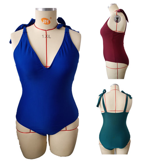 2025 European and American foreign trade new solid color V-neck lace Amazon bikini fat woman large size one-piece swimsuit
2025 European and American foreign trade new solid color V-neck lace Amazon bikini fat woman large size one-piece swimsuit