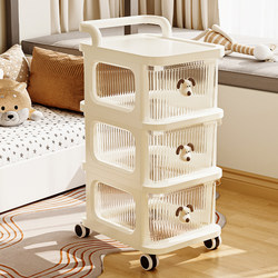 Xitianlong Small Cart Snack Storage Rack Baby Supplies Storage Cabinet Floor-Standing Movable Baby Toy Storage Rack Xitianlong Small Cart Snack Storage Rack Baby Supplies Storage Cabinet Floor-Standing Movable Baby Toy Storage Rack