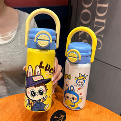 Kids thermos cup 316 stainless steel student School Special Cup boys and girls suction tube Cup Hit Style double drinking cup Kids thermos cup 316 stainless steel student School Special Cup boys and girls suction tube Cup Hit Style double drinking cup