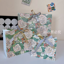 Gift Bag, Accessible Luxury, Champagne Rose, Large and Small Hand-Held Paper Bags, Souvenir Packaging Paper Bags, Birthday Gift Bags Gift Bag, Accessible Luxury, Champagne Rose, Large and Small Hand-Held Paper Bags, Souvenir Packaging Paper Bags, Birthday Gift Bags