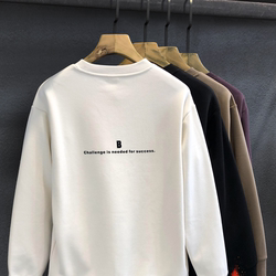 Men's velvet thickened American round neck sweatshirt for autumn and winter Men's velvet thickened American round neck sweatshirt for autumn and winter