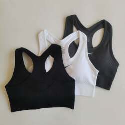 Sports Bra, Comfortable, Wire-Free, Push-Up, Quick-Drying, Fitness Wear, Running, Yoga, Exercise, Medium and High-Intensity Shock-Proof Bra Sports Bra, Comfortable, Wire-Free, Push-Up, Quick-Drying, Fitness Wear, Running, Yoga, Exercise, Medium and High-Intensity Shock-Proof Bra