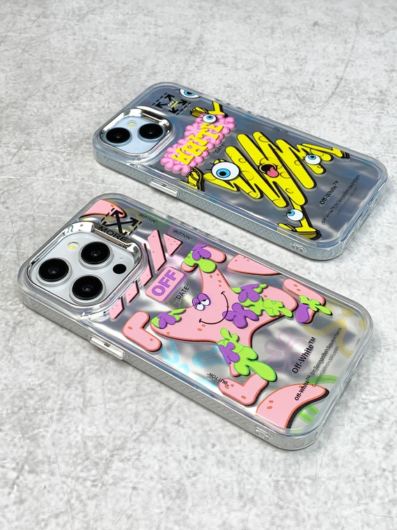 SpongeBob New Cartoon Electroplated 15, 14, 13, 12 iPhone Case