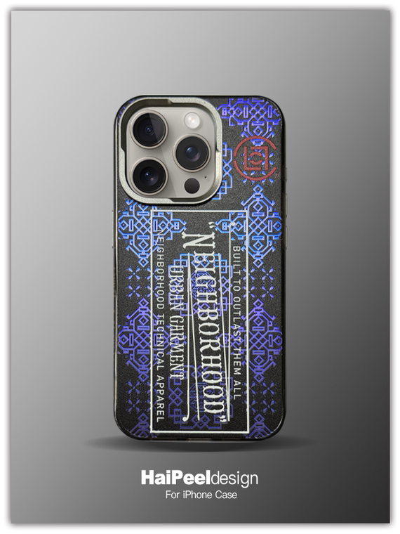 CLOT NEIGHBORHOOD URBAN GARMENT New Electroplated 15, 14, 13, 12 iPhone Case