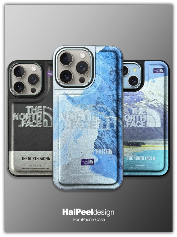 The North Face Fashionable15Phone Electroplated Synthetic Leather 15, 14, 13 iPhone Case