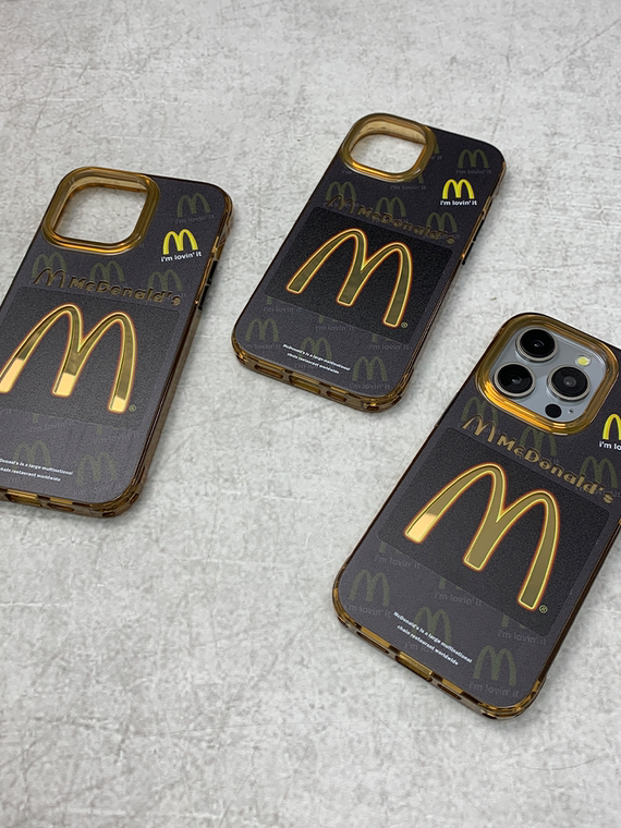 McDonald's New Mirror Acrylic Electroplated 15, 14, 13, 12 iPhone Case