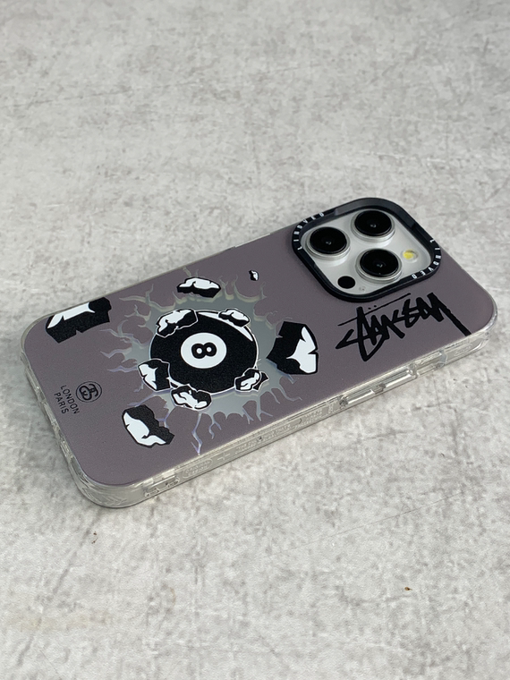 STUSSY 8 Ball New Electroplated 15, 14, 13, 12 iPhone Case
