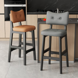 Bar Stool, Solid Wood, Home Use, High Stool with Backrest, Bar Stool, Island Stool, High Chair, Commercial High Stool Bar Stool, Solid Wood, Home Use, High Stool with Backrest, Bar Stool, Island Stool, High Chair, Commercial High Stool