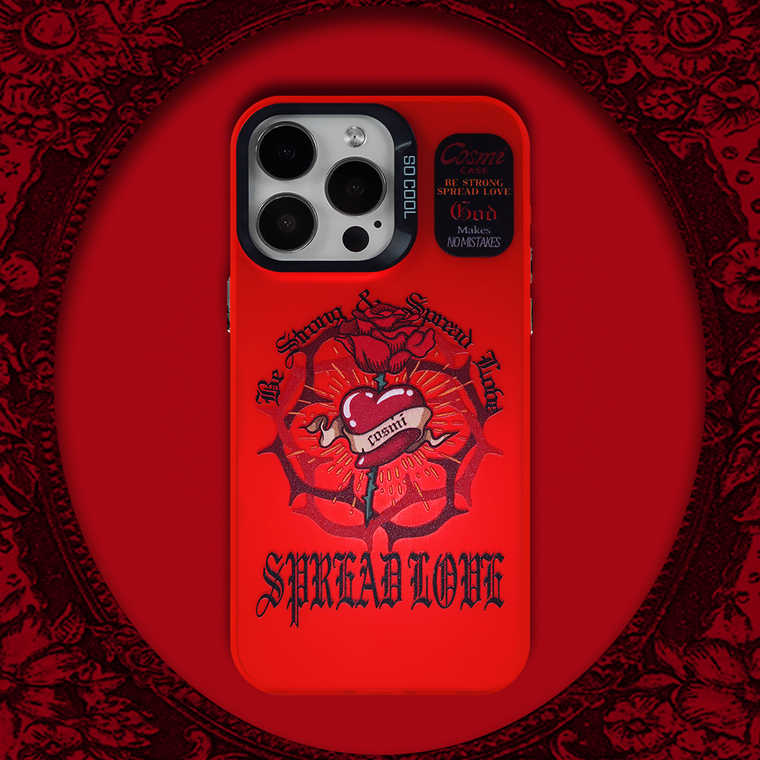 Cosmi Be Strong & Spread Love New Original 15, 14, 13, 12 iPhone Case