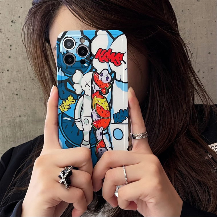 KAWS Split In Half 15, 14, 13, 12, 11 iPhone Case