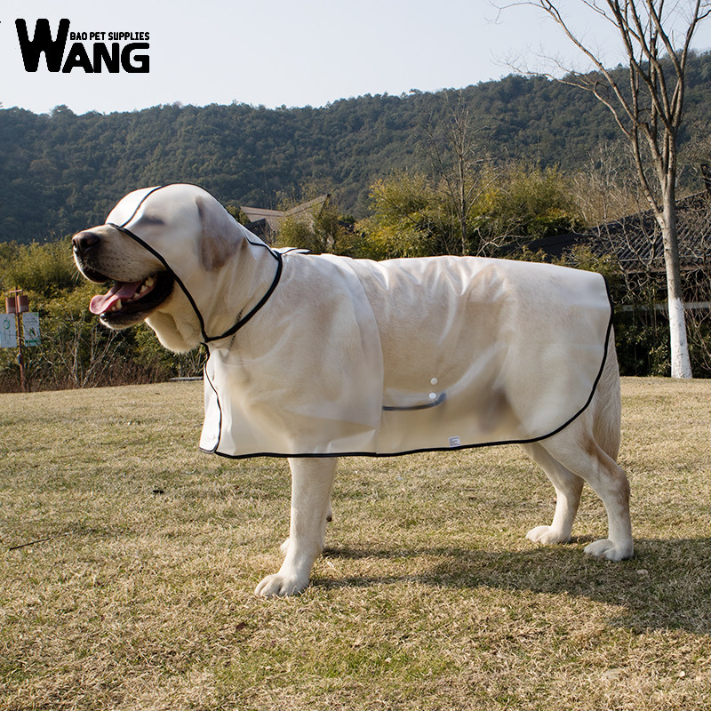 Jas Hujan Anjing Sedang Besar Jaket Ponco Tahan Air