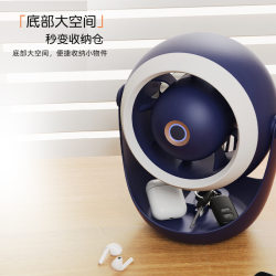 Wall-mounted desktop turbo fan outdoor night light small fan portable USB rechargeable lighting electric fan Wall-mounted desktop turbo fan outdoor night light small fan portable USB rechargeable lighting electric fan