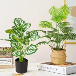 Simulated Green Plant Areca Palm Indoor Living Room Decoration Nordic High-End Bionic Plant Bonsai Small Potted Plant Desktop Ornament Simulated Green Plant Areca Palm Indoor Living Room Decoration Nordic High-End Bionic Plant Bonsai Small Potted Plant Desktop Ornament