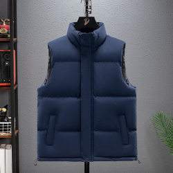 Stand collar + loose + simple + thickened + casual + vest Stand collar + loose + simple + thickened + casual + vest