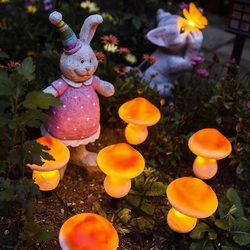 Solar Mushroom Led Night Light Outdoor Courtyard Garden Balcony Layout Lawn Waterproof Landscape Decorative Light String Solar Mushroom Led Night Light Outdoor Courtyard Garden Balcony Layout Lawn Waterproof Landscape Decorative Light String
