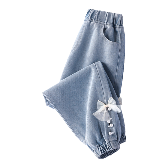 La Chapelle girls' pants spring and autumn children's sports tying pants 2025 new mid-to-large children's fashionable jeans
La Chapelle girls' pants spring and autumn children's sports tying pants 2025 new mid-to-large children's fashionable jeans