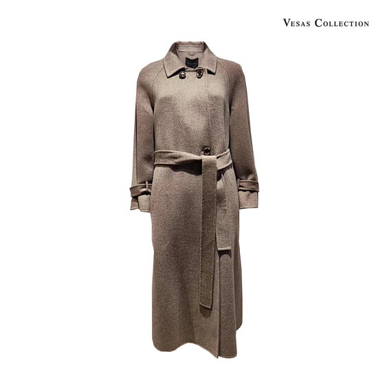 Weishang vesacollection women's winter new French mid-length temperament wool coat C1343
Weishang vesacollection women's winter new French mid-length temperament wool coat C1343