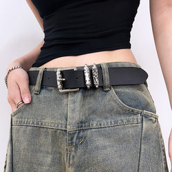 American High Street Belt 2025 New Style Women's Y2K Design Retro Belt for Jeans and Short Skirts Women's Belt American High Street Belt 2025 New Style Women's Y2K Design Retro Belt for Jeans and Short Skirts Women's Belt