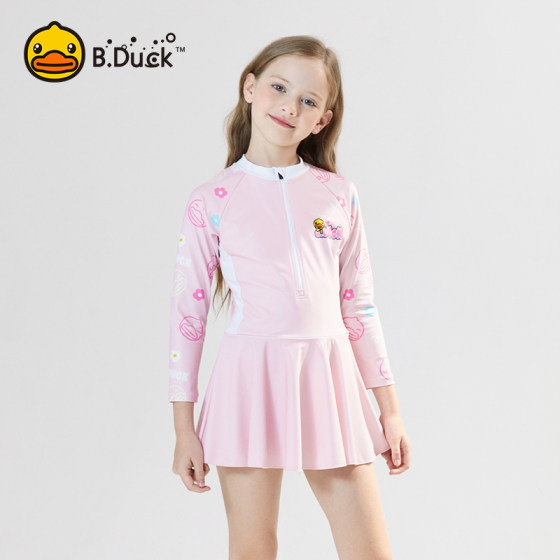 B.Duck children's swimsuit girls long-sleeved body dress 2025 new sun protection cute vacation beach swimsuit
B.Duck children's swimsuit girls long-sleeved body dress 2025 new sun protection cute vacation beach swimsuit