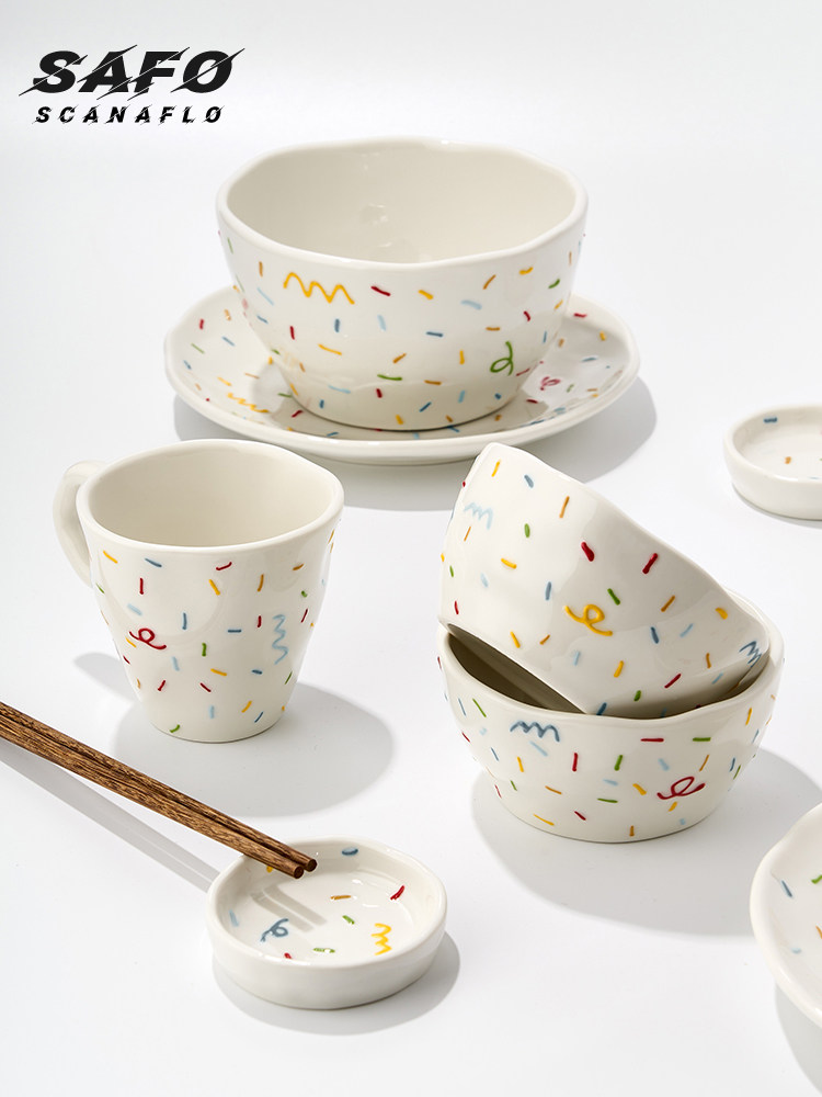 Set de Vajilla Scanaflo Safo Rainbow Candy Persona, Juego de