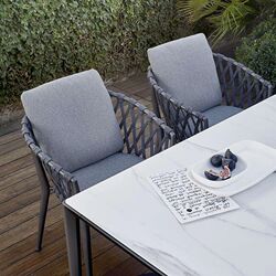 Nordic leisure rattan outdoor dining table and chairs outdoor courtyard cafe real rattan chair furniture garden terrace balcony Nordic leisure rattan outdoor dining table and chairs outdoor courtyard cafe real rattan chair furniture garden terrace balcony