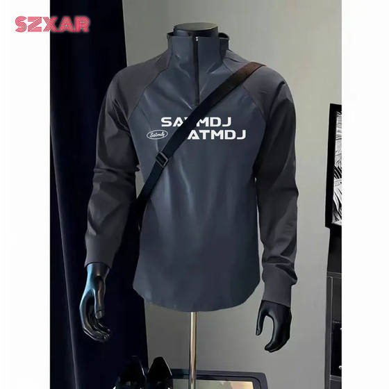 Fall and winter half zipper long sleeve T-shirt men's American sports basketball sports student training suit contrast base shirt men 2024
Fall and winter half zipper long sleeve T-shirt men's American sports basketball sports student training suit contrast base shirt men 2024