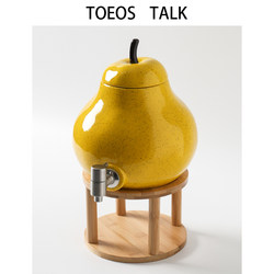 Cold Water Pitcher with Spout, Cute Pear-Shaped Water Set, Large Capacity, High Temperature Resistant, Cola Bucket, Household Cold Water Jug Cold Water Pitcher with Spout, Cute Pear-Shaped Water Set, Large Capacity, High Temperature Resistant, Cola Bucket, Household Cold Water Jug