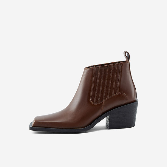 Nine West/Jiuxi 2024 Winter Clearance Fashion Boots Women's Toe Thick High Heel Short Boots Fashion Commuter Women's Boots Nine West/Jiuxi 2024 Winter Clearance Fashion Boots Women's Toe Thick High Heel Short Boots Fashion Commuter Women's Boots