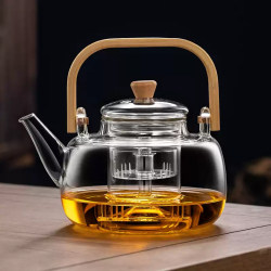 Glass Teapot for Brewing Tea at Home, 2025 New Model, Large Capacity Electric Ceramic Stove Tea Maker, Water Kettle, Tea Set Glass Teapot for Brewing Tea at Home, 2025 New Model, Large Capacity Electric Ceramic Stove Tea Maker, Water Kettle, Tea Set