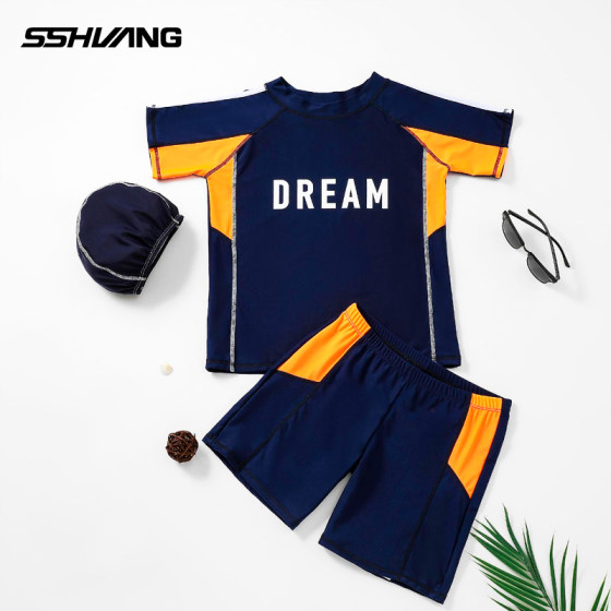 Quick-haired children boy split medium-sized big children baby quick-dry boy swim 202 new swimming trunk swimsuit set
Quick-haired children boy split medium-sized big children baby quick-dry boy swim 202 new swimming trunk swimsuit set