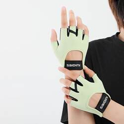 Fitness gloves for women professional anti-slip anti-cocking half finger lifting gloves pull-up dumbbell kettlebell training riding Fitness gloves for women professional anti-slip anti-cocking half finger lifting gloves pull-up dumbbell kettlebell training riding
