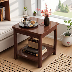 Sofa Side Cabinet, Small Square Table with Solid Wood Legs, Small Coffee Table, Living Room Home Use, Square Side Table, Corner Table, Simple and Modern Sofa Side Cabinet, Small Square Table with Solid Wood Legs, Small Coffee Table, Living Room Home Use, Square Side Table, Corner Table, Simple and Modern