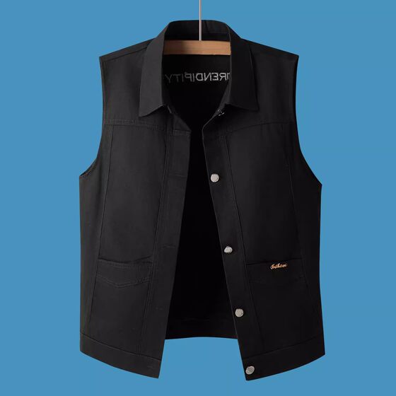 2025 new men's and women's autumn and winter Korean version loose horse clip vest top embroidered black denim vest short jacket
2025 new men's and women's autumn and winter Korean version loose horse clip vest top embroidered black denim vest short jacket