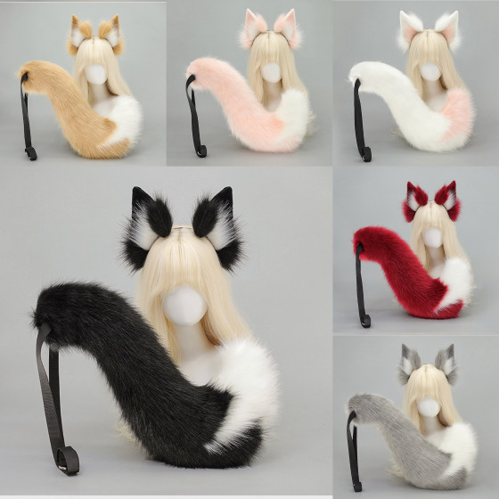 cos Guangyao fox ear headband handmade simulation beast ear hair accessories beast tail accessories comic exhibition party fox tail suit
cos Guangyao fox ear headband handmade simulation beast ear hair accessories beast tail accessories comic exhibition party fox tail suit