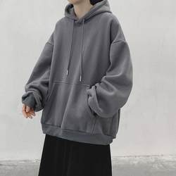 Pure color Hooded Sweatshirt Men's Spring & Fall Thin Tops Long sleeves Fleece-lined pullover Hoodie Couple Casual Sweatshirt Trendy Pure color Hooded Sweatshirt Men's Spring & Fall Thin Tops Long sleeves Fleece-lined pullover Hoodie Couple Casual Sweatshirt Trendy