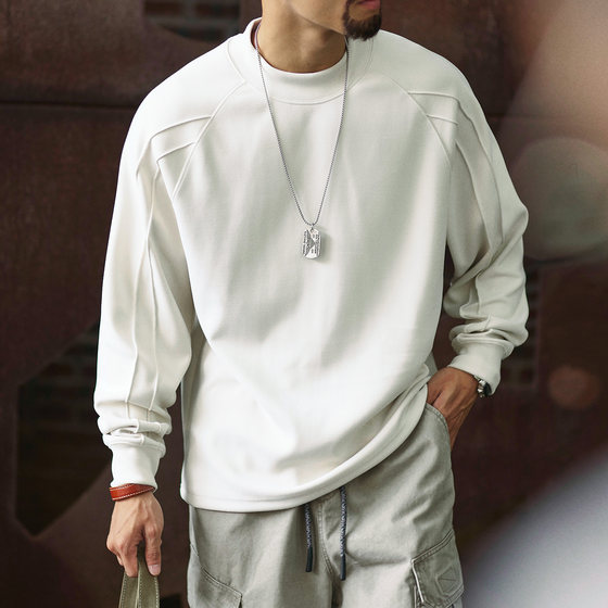 Yutuo American warm long-sleeved T-shirt men's 2025 autumn new loose round neck solid color base shirt wear sweatshirt
Yutuo American warm long-sleeved T-shirt men's 2025 autumn new loose round neck solid color base shirt wear sweatshirt