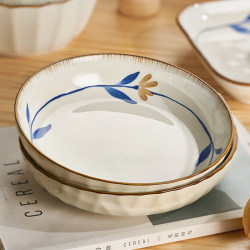 2025 New High-Quality High-Temperature Ceramic Plates for Home Use, Underglaze Color Deep Plates, Beautiful Plates for Serving Dishes 2025 New High-Quality High-Temperature Ceramic Plates for Home Use, Underglaze Color Deep Plates, Beautiful Plates for Serving Dishes