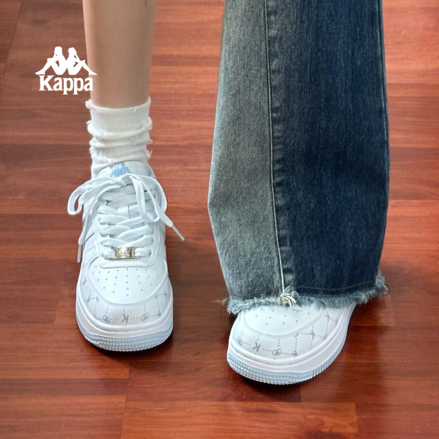 Kappa thick sole shoes for women 2025 autumn new hot casual soft sole shoes fashionable sports shoes Kappa thick sole shoes for women 2025 autumn new hot casual soft sole shoes fashionable sports shoes