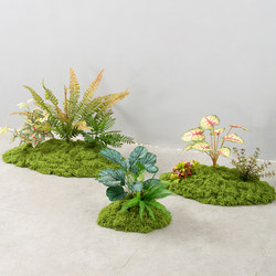 Artificial moss green plant landscaping indoor Classy bionic plant micro landscape ornaments window false Moss scene combination Artificial moss green plant landscaping indoor Classy bionic plant micro landscape ornaments window false Moss scene combination